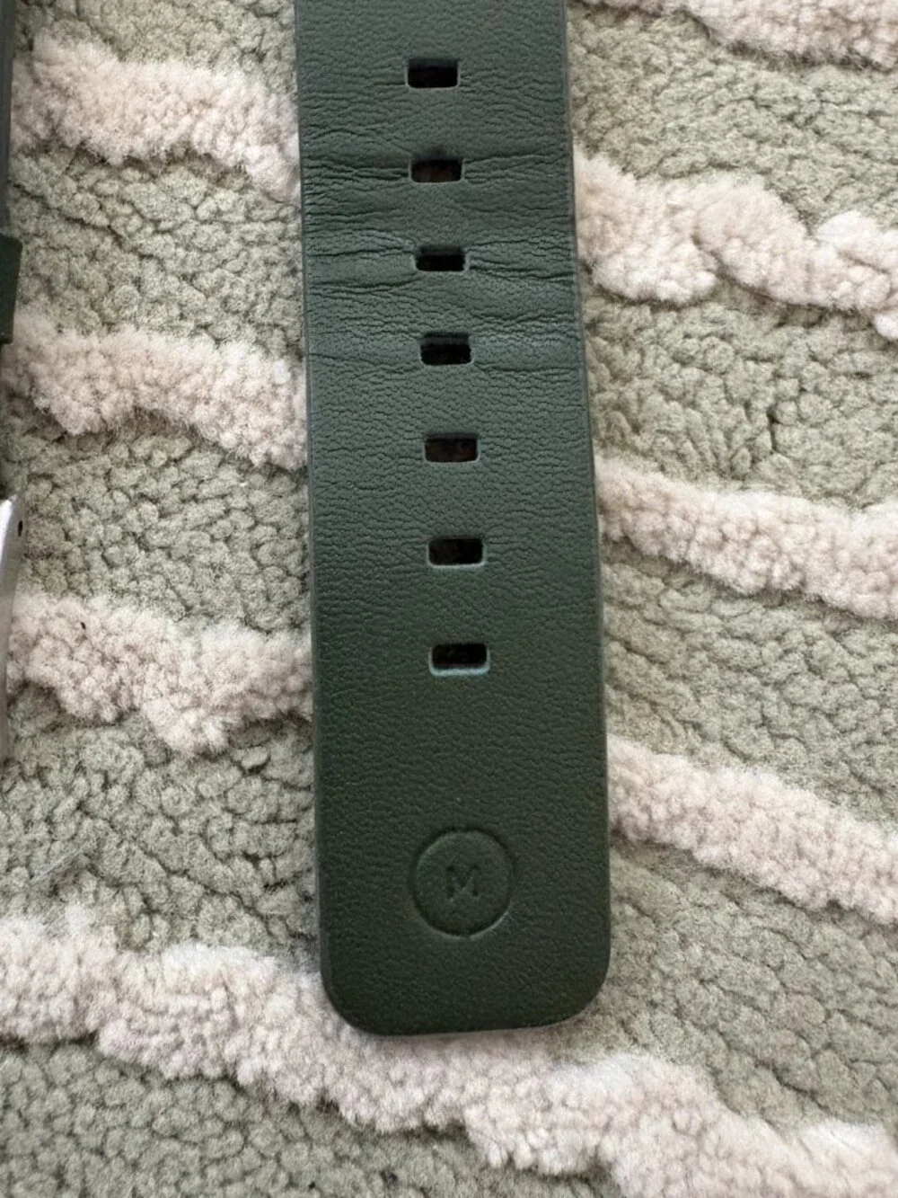 MOMENT Genuine Leather Apple Watch Band - Forest / Olive Green